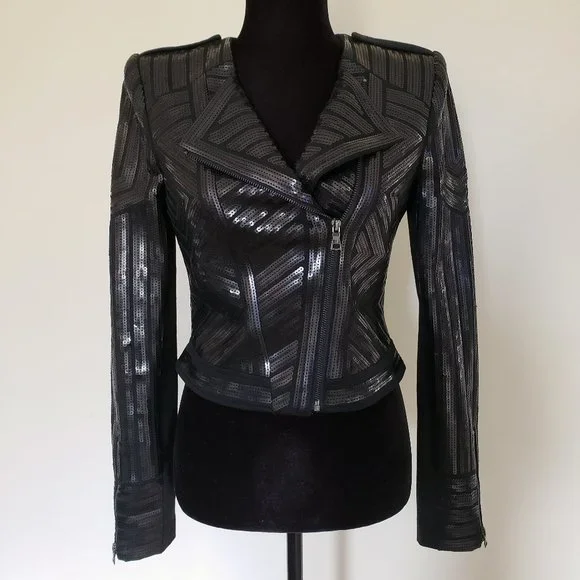 xsbcbgmaxazriaSUVI GEO SEQUIN JACKET